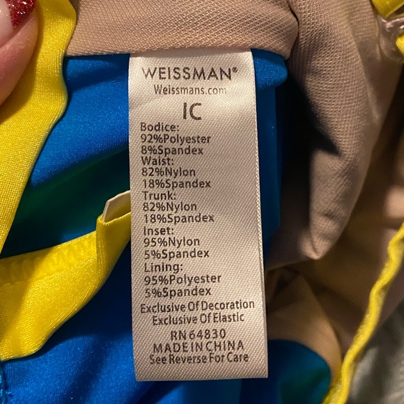 Weismann Girls Dance Costume with separate TuTu - Picture 5 of 7